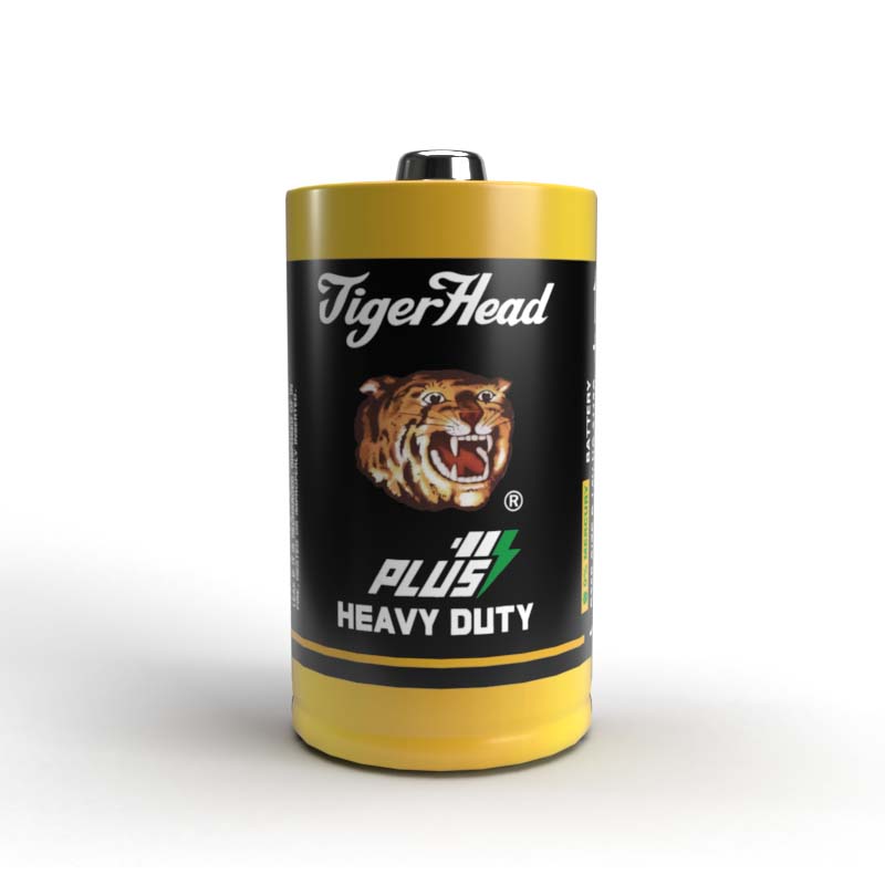 Аккумулятор Tiger Head Carbon Zinc Plus для тяжелых условий эксплуатации R20p